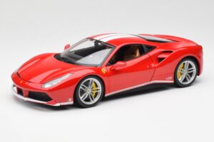 Ferrari 488 GTB Červený Bburago 1:18 18-76102 Kov