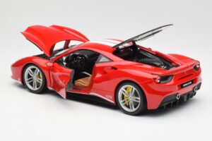Ferrari 488 GTB Červený Bburago 1:18 18-76102 Kov – obrázek 5 z 8