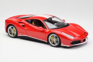 Ferrari 488 GTB Červený Bburago 1:18 18-76102 Kov – obrázek 6 z 8
