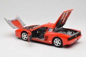 Ferrari 512 TR Červený Mira 1:18 6144 Kov – obrázek 5 z 8