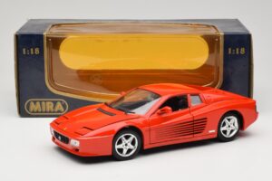 Ferrari 512 TR Červený Mira 1:18 6144 Kov – obrázek 8 z 8