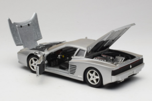 Ferrari 512 TR Stříbrný Mira 1:18 6178-B1 Kov – obrázek 5 z 8