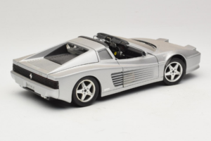 Ferrari 512TR Targa Stříbrný Mira 1:18 6175 Kov – obrázek 3 z 8