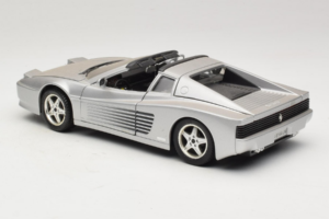 Ferrari 512TR Targa Stříbrný Mira 1:18 6175 Kov – obrázek 7 z 8