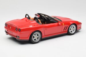 Ferrari 550 Barchetta Pininfarina Červený Bburago 1:18 327660 Kov – obrázek 3 z 8