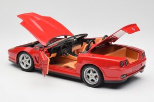 Ferrari 550 Barchetta Pininfarina Červený Bburago 1:18 327660 Kov – obrázek 5 z 8