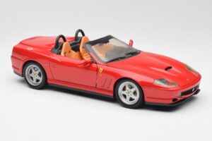 Ferrari 550 Barchetta Pininfarina Červený Bburago 1:18 327660 Kov – obrázek 6 z 8