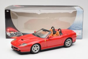 Ferrari 550 Barchetta Pininfarina Červený Bburago 1:18 327660 Kov – obrázek 8 z 8