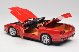 Ferrari 550 Barchetta Rosso Corsa Hot Wheels 1:18 29441 Kov – obrázek 5 z 8