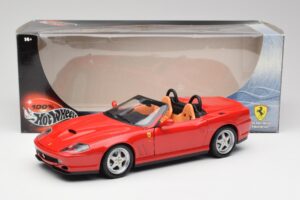 Ferrari 550 Barchetta Rosso Corsa Hot Wheels 1:18 29441 Kov – obrázek 8 z 8