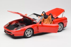 Ferrari 550 Barchetta Rosso Corsa Hot Wheels 1:18 74299294419 Kov – obrázek 2 z 8