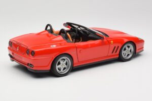 Ferrari 550 Barchetta Rosso Corsa Hot Wheels 1:18 74299294419 Kov – obrázek 3 z 8