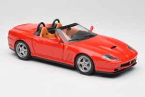 Ferrari 550 Barchetta Rosso Corsa Hot Wheels 1:18 74299294419 Kov – obrázek 6 z 8