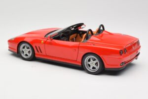Ferrari 550 Barchetta Rosso Corsa Hot Wheels 1:18 74299294419 Kov – obrázek 7 z 8