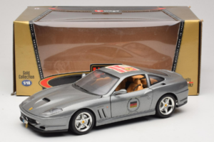 Ferrari 550 Maranello 25 Ferrari Model Club Stříbrný Bburago 1:18 3344-S1 Kov – obrázek 7 z 7