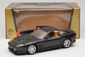 Ferrari 550 Maranello Černý Metalický Bburago 1:18 3344-B1 Kov – obrázek 8 z 8