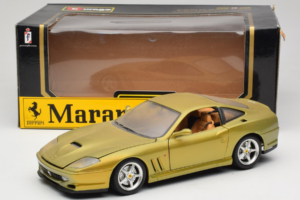 Ferrari 550 Maranello Gold Metallic Braccio & Gotz Bburago 1:18 3044-G1 Kov – obrázek 8 z 8