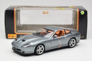 Ferrari 550 Maranello Šedý Metallic Maisto 1:18 4839 Kov – obrázek 6 z 6