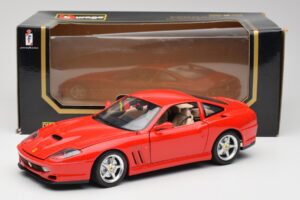 Ferrari 550 Maranello Červený Bburago 1:18 3064 Kov – obrázek 8 z 8