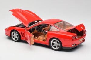 Ferrari 550 Maranello Červený Maisto 1:18 31839 Kov – obrázek 5 z 8