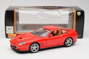 Ferrari 550 Maranello Červený Maisto 1:18 31839 Kov – obrázek 8 z 8