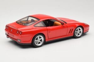 Ferrari 575M Maranello Červený Hot Wheels 1:18 54937 Kov – obrázek 3 z 8