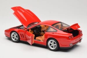 Ferrari 575M Maranello Červený Hot Wheels 1:18 54937 Kov – obrázek 5 z 8