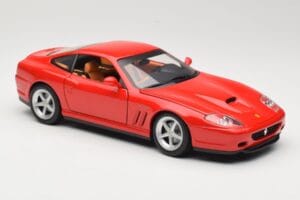 Ferrari 575M Maranello Červený Hot Wheels 1:18 54937 Kov – obrázek 6 z 8