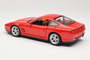 Ferrari 575M Maranello Červený Hot Wheels 1:18 54937 Kov – obrázek 7 z 8