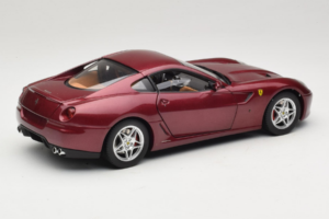 Ferrari 599 GTB Fiorano Tmavě Červený Hot Wheels 1:18 M1200 Kov – obrázek 3 z 8