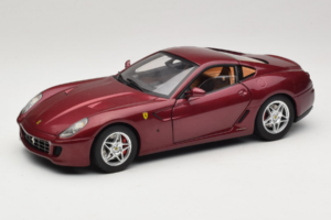 Ferrari 599 GTB Fiorano Tmavě Červený Hot Wheels 1:18 M1200 Kov