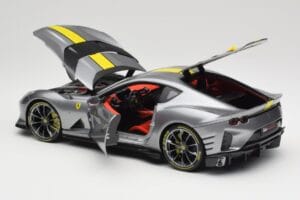 Ferrari 812 Competizione Grigio Coburn Bburago 1:18 18-01647 Kov – obrázek 5 z 8