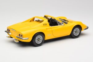 Ferrari Dino 246 GTS Žlutý Hot Wheels 1:18 23920 Kov – obrázek 3 z 8
