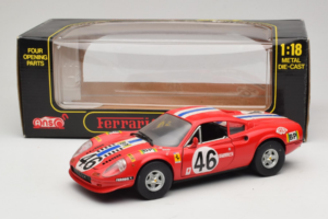 Ferrari Dino 246 GT #46 Červený Anson 1:18 3580-P1 Kov – obrázek 8 z 8