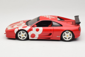 Ferrari F355 Berlinetta Červený s bílými koly UT Models 1:18 180074020-P2 Kov – obrázek 4 z 8