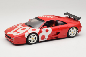 Ferrari F355 Berlinetta Červený s bílými koly UT Models 1:18 180074020-P2 Kov