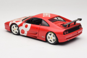 Ferrari F355 Berlinetta Červený s bílými koly UT Models 1:18 180074020-P2 Kov – obrázek 7 z 8