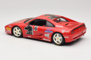 Ferrari F355 Berlinetta Diavia #6 Červený UT Models 1:18 180074020-P3 Kov – obrázek 7 z 8