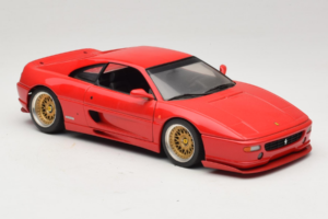 Ferrari F355 Berlinetta Červený Se Zlatými Zakázkovými Disky UT Models 1:18 180074020-P5 Kov – obrázek 6 z 8