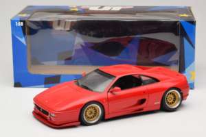 Ferrari F355 Berlinetta Červený Se Zlatými Zakázkovými Disky UT Models 1:18 180074020-P5 Kov – obrázek 8 z 8