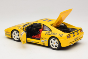 Ferrari F355 Coupe Films 18 #4 Reoloffs / Ansembourg Žlutý UT Models 1:18 180074021-Y1 Kov – obrázek 5 z 8