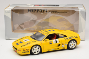 Ferrari F355 Coupe Films 18 #4 Reoloffs / Ansembourg Žlutý UT Models 1:18 180074021-Y1 Kov – obrázek 8 z 8