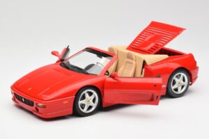 Ferrari F355 Spider Červený Hot Wheels 1:18 25733 Kov – obrázek 2 z 8