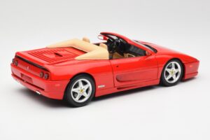 Ferrari F355 Spider Červený Hot Wheels 1:18 25733 Kov – obrázek 3 z 8