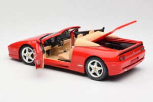 Ferrari F355 Spider Červený Hot Wheels 1:18 25733 Kov – obrázek 5 z 8