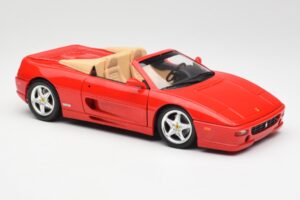 Ferrari F355 Spider Červený Hot Wheels 1:18 25733 Kov – obrázek 6 z 8