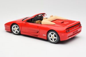Ferrari F355 Spider Červený Hot Wheels 1:18 25733 Kov – obrázek 7 z 8