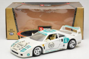 Ferrari F40 4444 Tage Garanta #4 Bílý Bburago 1:18 3332-W5 Kov – obrázek 8 z 8