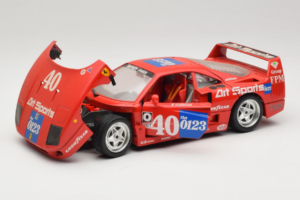 Ferrari F40 #40 J-P. Jabouille / O. Grouillard Art Sports 1987 Bburago 1:18 3332-A1 Kov – obrázek 2 z 8