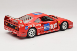 Ferrari F40 #40 J-P. Jabouille / O. Grouillard Art Sports 1987 Bburago 1:18 3332-A1 Kov – obrázek 3 z 8